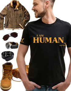 I AM HUMAN t-shirt.